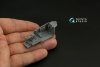 Quinta Studio QD72068 F-15C Late/F-15J Late 3D-Printed & coloured Interior on decal paper (GWH) 1/72